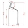 Cuba De Vidro Oval Chanfrada 51Cm Jateado Valvula Torneira - 3