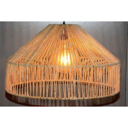 Pendente Luminária Circo Palha de Milho 24x50 + Fio C/ 1 M:110v/220v - 5