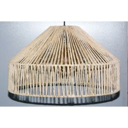 Pendente Luminária Circo Palha de Milho 24x50 + Fio C/ 1 M:110v/220v - 3