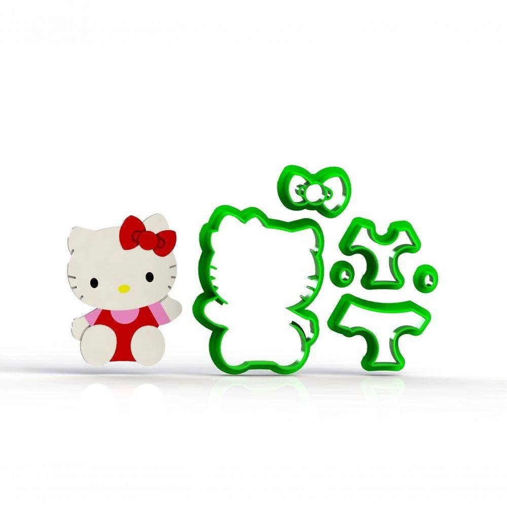 Cortador Hello Kitty - Mod 1 Modular | MadeiraMadeira