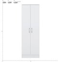 Ver imagem 4 de Armário Multiuso Sapateira Golden 2 Portas Branco - Demóbile