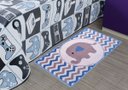 Ver imagem 1 de Tapete Infantil 0,57x1,00 Funny Elefante Azul