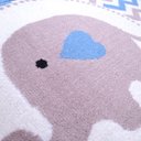 Ver imagem 3 de Tapete Infantil 0,57x1,00 Funny Elefante Azul