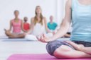 Ver imagem 3 de Colchonete Tapete Yoga Ginástica 173 X 61 Cm Fitness Laranja