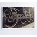 Ver imagem 1 de Quadro Rodas Trem 90x60 Cm Tecido Canvas
