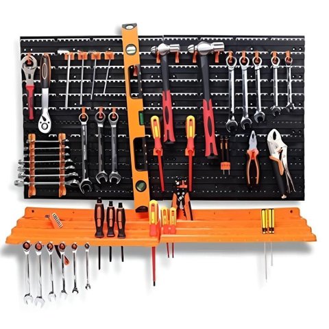 Suporte Organizador de Ferramentas para Parede 52 Peças