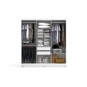 Ver imagem 3 de Guarda-roupa Casal 6 Portas 2 Gavetas Internas E530 Kappesberg Branco