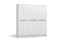 Ver imagem 2 de Guarda-roupa Casal 6 Portas 2 Gavetas Internas E530 Kappesberg Branco
