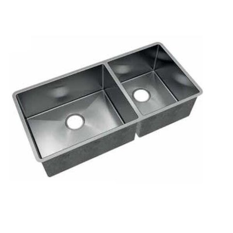 Cuba Dupla Retta 86,5X40 Inox Escovado - Mekal 01035916