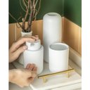 Ver imagem 2 de Porta Sabonete Líquido Bold Branco Fosco Dispenser Sabonete 300ml Banheiro ou