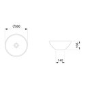 Ver imagem 2 de Cuba de Apoio sem Mesa R1 Loft Roca I Incepa