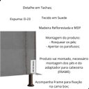 Ver imagem 3 de Cabeceira de Cama Box Estofada 140 Cm Casal Viviane Suede