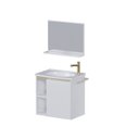 Ver imagem 7 de Kit Banheiro em Aço Azalea Branco c/ Lavatório Desmontado