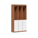 Ver imagem 2 de Guarda-Roupa 3 Módulos Roupeiro Closet Sapateira 1 Porta Branco Versatille Yescasa