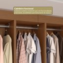 Ver mais imagens de Guarda-Roupa 3 Módulos Roupeiro Closet Sapateira 1 Porta Branco Versatille Yescasa