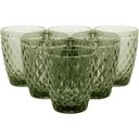 Ver imagem 3 de COPO ÁGUA 10x8x8cm 270ml VIDRO VERDE 6PÇ NH