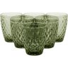 COPO ÁGUA 10x8x8cm 270ml VIDRO VERDE 6PÇ NH - 3