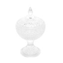 Ver imagem 1 de Potiche Decorativa Cristal com Pé Lys 11X18cm - Wolff
