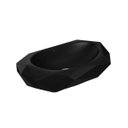 Ver imagem 1 de Cuba de Apoio Oval Facetada L.1093 Ébano Fosco 15,5 x 34,5 x 55,5cm - Deca - L.1093.94