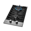 Ver imagem 2 de Cooktop a Gás 2 Bocas Platinium com Trempe de Ferro Fundido Mesa Vidro Bivolt Fischer