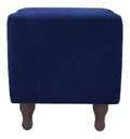 Ver imagem 3 de Recamier Baú Félix 90cm Suede Azul Marinho - Dominic Decor