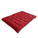 Ver imagem 2 de Futon 02 Lugares Slim 128x188x10cm - Cor Vermelho Tomate FUTON BRASIL