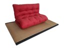 Ver imagem 4 de Futon 02 Lugares Slim 128x188x10cm - Cor Vermelho Tomate FUTON BRASIL