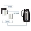 Ver imagem 4 de Bule Térmico Exata Tramontina 500ml Garrafa de Café Chá Preto e Bege Pequena
