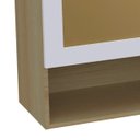Ver imagem 3 de Armario Aéreo 2 Nichos 1 Porta Basculante de Vidro 120cm Ditália
