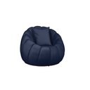 Ver imagem 1 de Poltrona Decorativa Concha C/almofada Veludo Azul Marinho - Montanaris Decor