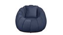 Ver imagem 3 de Poltrona Decorativa Concha C/almofada Veludo Azul Marinho - Montanaris Decor