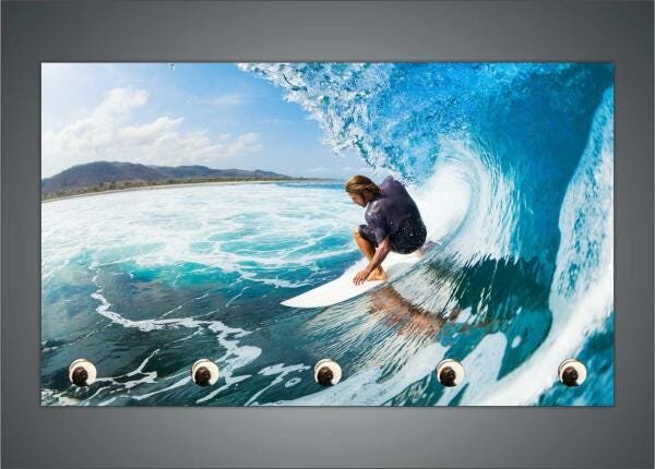 Porta Chaves Surf Surfista Praia Organizador Chaveiros T05 - 2