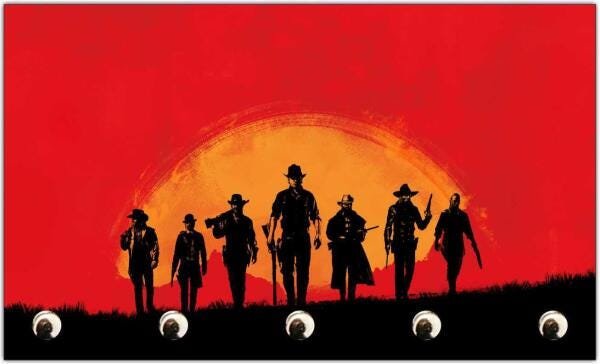 Porta Chaves Game Jogos Red Dead Redemption Chaveiros T01 - 1