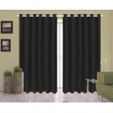 Ver imagem 2 de Cortina Corta Luz 2,80M x 2,30M 100% Blackout PVC Preto para Sala ou Quarto para Varão Simples