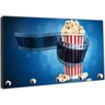 Porta Chaves Cinema Filmes Pipoca Organizador Chaveiros - 2