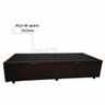 Cama Solteiro com Baú Blindado Preta Suede – Estrutura Reforçada e Pistão a Gás - 8