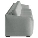 Ver imagem 7 de Sofá Cama Casal para Sala 246cm Polska K04 Bouclê Cinza - Mpozenato