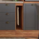 Ver mais imagens de Nicho Toalheiro Milla Nog-cinza 20cm Carraro