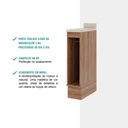 Ver imagem 6 de Nicho Toalheiro Milla Nog-cinza 20cm Carraro