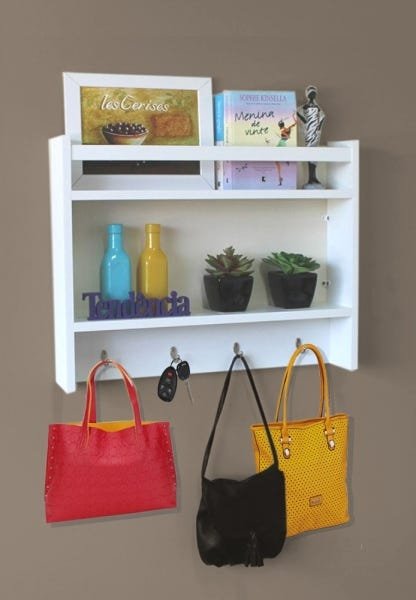 Porta Chaves Bolsas Organizador de Correspondências Nicho - 1