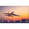 Porta Chaves Decorativo Avião Aeronave Organizador T02 - 1