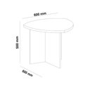 Ver imagem 5 de Mesa de Apoio Triangular Artely Delta 4497 Off White