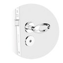 Ver imagem 1 de Fechadura Open Golf Banheiro 40mm Ros22 Cromado (40x53) Soprano