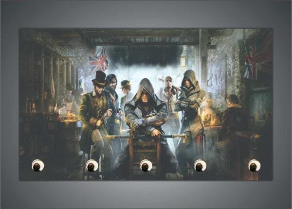 Porta Chaves Game Jogos Assassins Creed Organizador T01 - 2