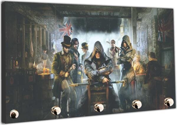 Porta Chaves Game Jogos Assassins Creed Organizador T01 - 3