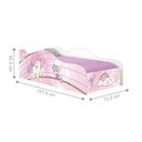 Ver imagem 4 de Mini Cama Infantil 157,5x72,5cm com Proteção Lateral Personagens Unicórnio K02 - D’Rossi