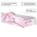 Ver imagem 3 de Mini Cama Infantil 157,5x72,5cm com Proteção Lateral Personagens Unicórnio K02 - D’Rossi