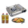 Fogareiro Cheff com Base Inox Refil Grill Plate - 1