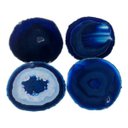 Ver imagem 2 de Porta Copos Chapas De Ágatas Cor Única - 8 A 10 Cm 4 Peças