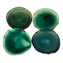 Ver imagem 5 de Porta Copos Chapas De Ágatas Cor Única - 8 A 10 Cm 4 Peças